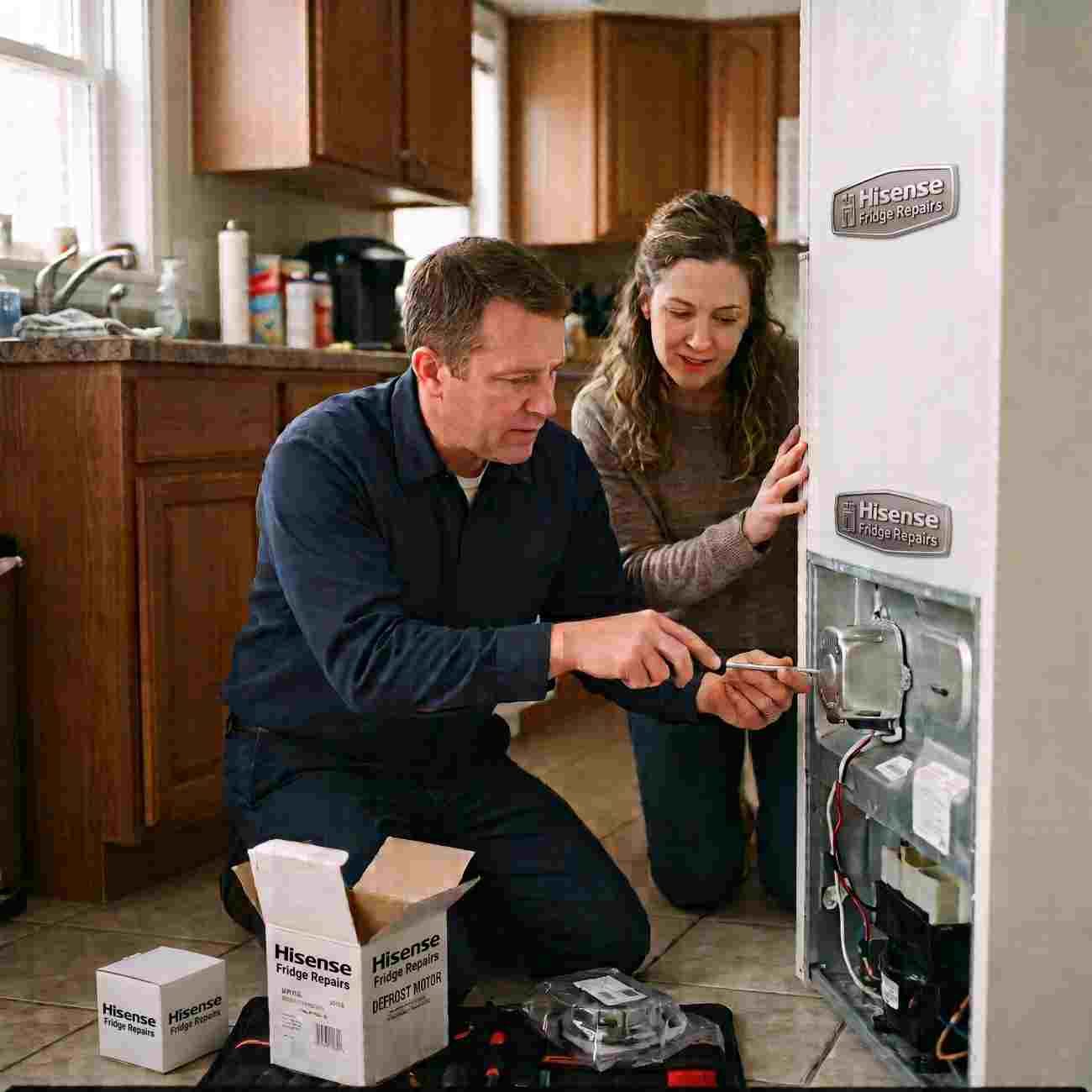 Genuine Hisense refrigerator replacement parts used by Sydney Appliance Services