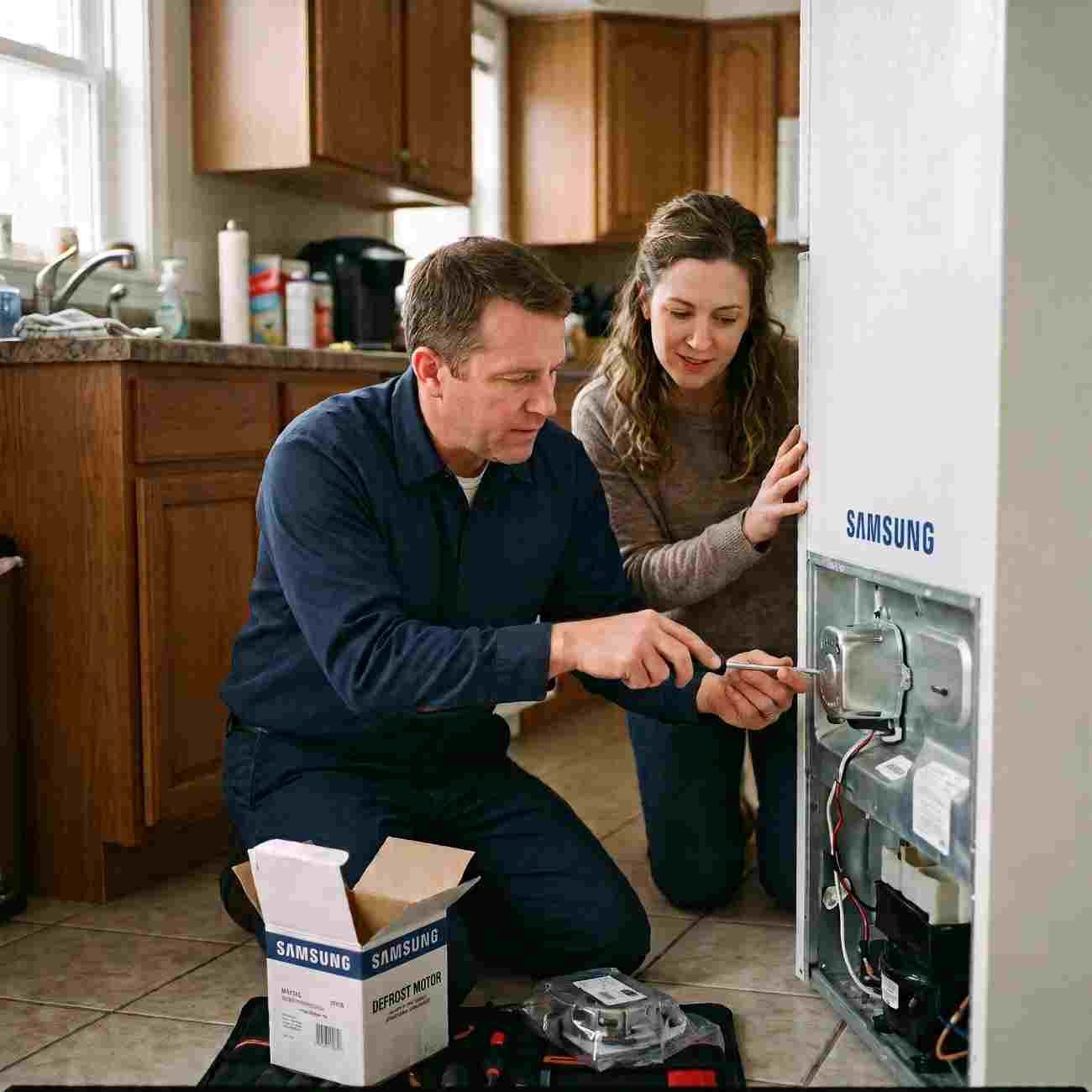 Genuine Samsung refrigerator replacement parts used by Sydney Appliance Services