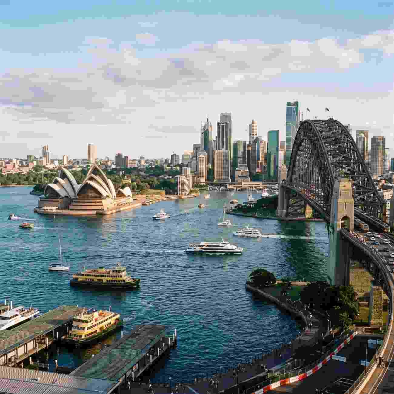 Sydney Harbour Bridge and Opera House, representing Sydney-wide washing machine repair coverage