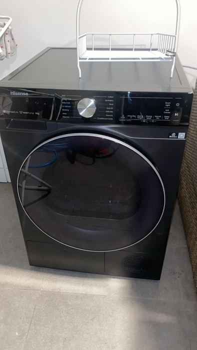 Repaired dryer tested and ready after service